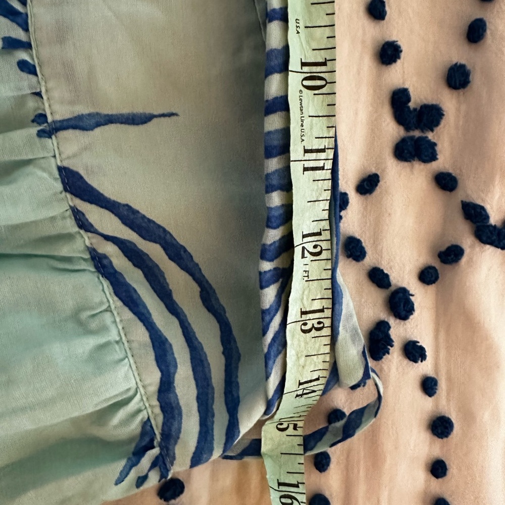 Vineyard Vines Aqua Maxi Skirt with Blue Palm Print - Picture 3 of 4